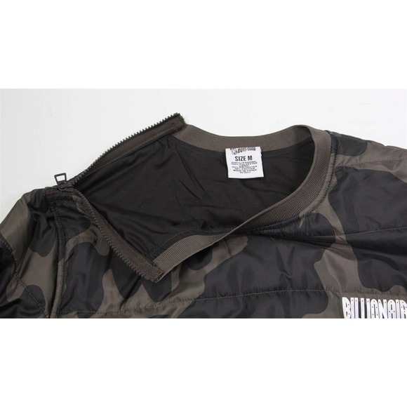 Billionaire Boys Club Green Camo Pullover Padded Jacket Men's Medium - Picture 6 of 9